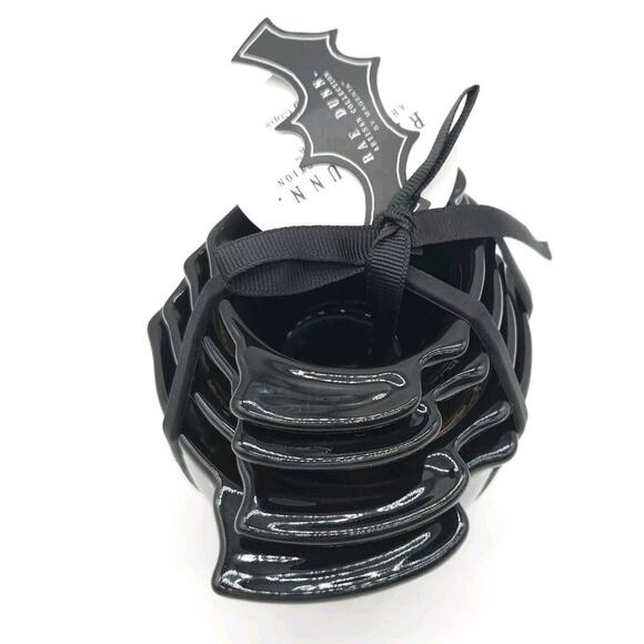 Rae Dunn x Halloween Black Bat Measuring Cups With Orange Lettering New Release - Picture 2 of 4